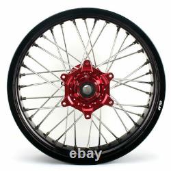 Supermoto 17 Front Rear Wheel Set for Honda CRF250R CRF450R 04-12 CR125R CR250R