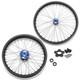 Tarazon 21/18 Front Rear Wheels Blue Spoke Hubs For Beta Explorer For Apollo Rfn