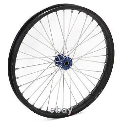 TARAZON 21+19 Spoke Front Rear Wheels Rims Blue Hubs For Beta Explorer E-Bike