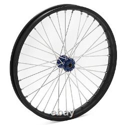 TARAZON 21+19 Spoke Front Rear Wheels Rims Blue Hubs For Beta Explorer E-Bike