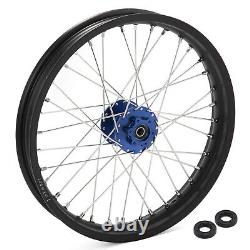 TARAZON 21+19 Spoke Front Rear Wheels Rims Blue Hubs For Beta Explorer E-Bike