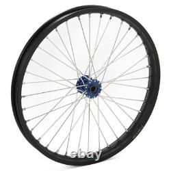 TARAZON 21/19 Spoked Front Rear Wheels Rims Blue Hubs For Beta Explorer Apollo