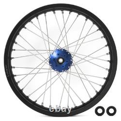 TARAZON 21/19 Spoked Front Rear Wheels Rims Blue Hubs For Beta Explorer Apollo