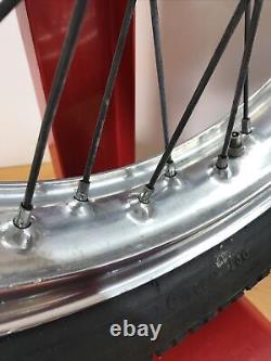 TRIUMPH BSA Rear Wheel Alum Dunlop WM3 x 18 40 Spoke Rim Hub T100 T120 T140 A65