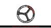 Top 700c Full Carbon Tri Spoke Bicycle Wheel Front Rear Wheel For Road Fixed Gear Bike Carbon Th
