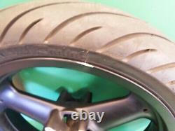 Triumph Pair Front Rear Wheels Tyre 3 Spoke 17 With Good Tyres 750 900 1200 T300