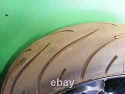 Triumph Pair Front Rear Wheels Tyre 3 Spoke 17 With Good Tyres 750 900 1200 T300