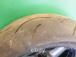 Triumph Pair Front Rear Wheels Tyre 3 Spoke 17 With Good Tyres 750 900 1200 T300