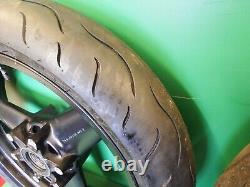 Triumph Pair Front Rear Wheels Tyre 3 Spoke 17 With Good Tyres 750 900 1200 T300