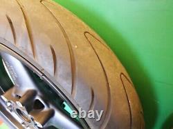 Triumph Pair Front Rear Wheels Tyre 3 Spoke 17 With Good Tyres 750 900 1200 T300