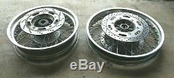 Triumph Tiger 955 2001 2006 01 06 Front & Rear Spoke Wheel Wheels Set Pair Rim