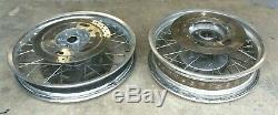 Triumph Tiger 955 2001 2006 01 06 Front & Rear Spoke Wheel Wheels Set Pair Rim