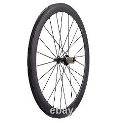 Tubuless Sapim CX Ray Spokes & Powerway R36 Bicycle 700C 50mm Road Bike Wheels