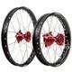 Tusk 1447520087 Impact Complete Front And Rear Wheel 1.60x21/2.15x18 Black