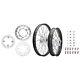 Tusk Imp Cmplt Front/rear Wheel Package 1.60x21/2.15x18 Black Rim/spoke/white