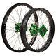 Tusk Imp. Comp Front&rear Wheel 1.60x21/2.15x18 Black Rim/silver Spoke/green Hub