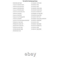 Tusk Impact Complete Front/Rear Wheel Package For Husqvarna TE 250 Fuel Inject