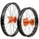 Tusk Impact Complete Front And Rear Wheel 1.40 X 17 / 1.60 X 14 Black