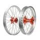 Tusk Impact Front & Rear Wheel 1.60x21/2.15x18 Silver Rim/silvr Spoke/orange Hub