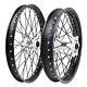 Tusk Impact Front And Rear Wheel 1.60x21/2.15x18 Black Rim/black Spoke/white