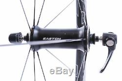 USED Easton EC90 Aero Carbon Bladed Spoke 11 Speed Tubular Wheelset Aero TT Tri
