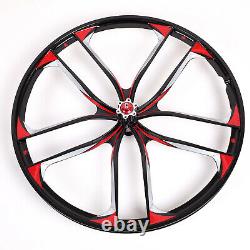 US Shipping 26 BMX Cruiser CNC 10 Spoke Rim Mag Alloy Bike Wheelset Disc Brake