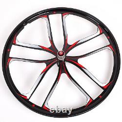 US Shipping 26 BMX Cruiser CNC 10 Spoke Rim Mag Alloy Bike Wheelset Disc Brake