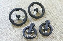 Uppababy vista stroller wheels front and rear tire lot three spoke rims