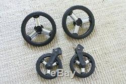 Uppababy vista stroller wheels front and rear tire lot three spoke rims