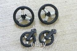 Uppababy vista stroller wheels front and rear tire lot three spoke rims