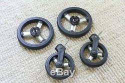 Uppababy vista stroller wheels front and rear tire lot three spoke rims