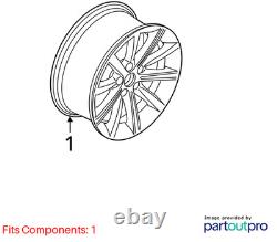Used Front Wheel fits 2014 Bmw 535I 18x8 alloy 10 spoke front and rear alternat
