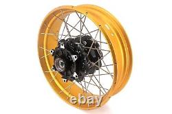 VMX 19'' 17'' Tubeless Spoke Aluminum Wheels Rims For BMW G310GS 2016-2022 Gold