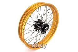 VMX 19'' 17'' Tubeless Spoke Aluminum Wheels Rims For BMW G310GS 2016-2022 Gold