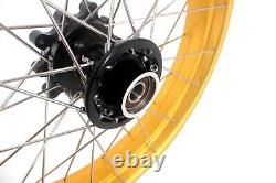 VMX 19'' 17'' Tubeless Spoke Aluminum Wheels Rims For BMW G310GS 2016-2022 Gold