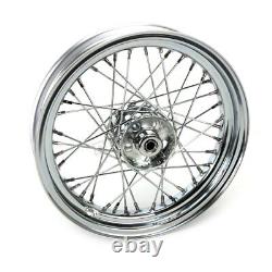 V-Twin Manufacturing Chrome Front or Rear 16x3.00 40 Spoke Wheel 64433