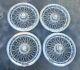 Vintage Set Of 4 Oem 1981-85 Chevy Caprice 15 Wire Spoke Hubcaps Wheel Covers