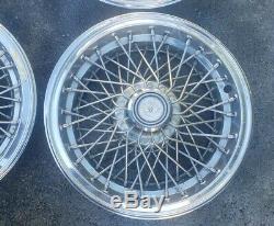 Vintage Set of 4 OEM 1981-85 Chevy Caprice 15 Wire Spoke Hubcaps Wheel Covers