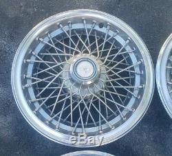 Vintage Set of 4 OEM 1981-85 Chevy Caprice 15 Wire Spoke Hubcaps Wheel Covers