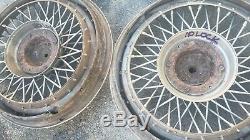 Vintage Set of 4 OEM 1981-85 Chevy Caprice 15 Wire Spoke Hubcaps Wheel Covers