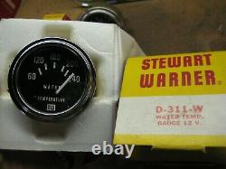 Vintage Stewart Warner Gauge Lot Fuel. H2o, Oil Temp, Oil Pres, Amp + More