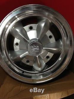 WBC-1 Wolfsburg logo Alloy wheel center caps Empi 5 spokes VW Bug Ghia Type 3 T1