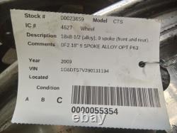 Wheel 18x8-1/2 Alloy 9 Spoke Front And Rear Polished Fits 08-09 CTS 251142
