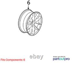 Wheel 18x8 Front And Rear 10 Twisted Spoke Fits 12-18 BMW 320i 3881636