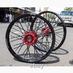 Wheel Hub Spoke Kawasaki KLX250 Rim size 21/18 Racing Boy Front 1.60 Rear 2.15