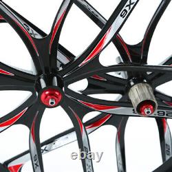 WithFront+Rear Disc Brake 26-in Mountain Bike Magnesium Alloy 10 Spoke Wheel Set