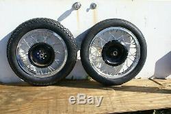 Xlch 18 Inch Rear Wheel19 Inch Front Wheel Ss Spokes & Resto Hub New Bearings