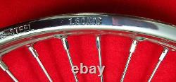 YAMAHA RD350 RD250 Front 1.60 18 Wheel + Rear 1.85 18 Wheel Set And Spokes 2PCS
