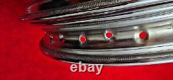YAMAHA RD350 RD250 Front 1.60 18 Wheel + Rear 1.85 18 Wheel Set And Spokes 2PCS
