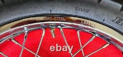 YAMAHA RD350 RD250 Front 1.60 18 Wheel + Rear 1.85 18 Wheel Set And Spokes 2PCS